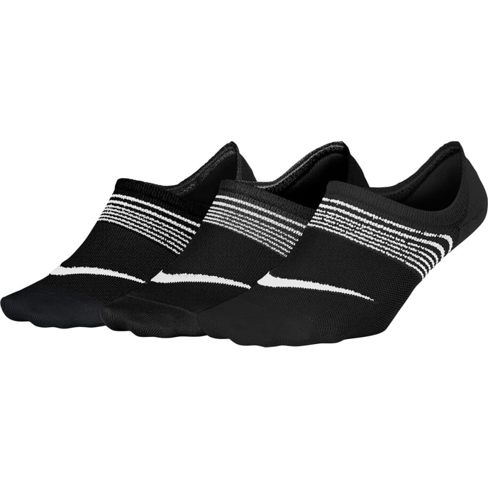 NIKE Women's Lightweight Footie Training Socks, 3-Pack M