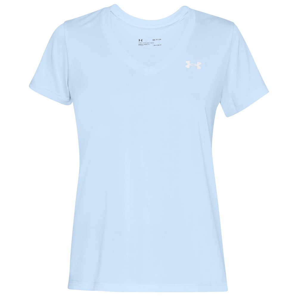 UNDER ARMOUR Women's Tech Twist V-Neck Tee S