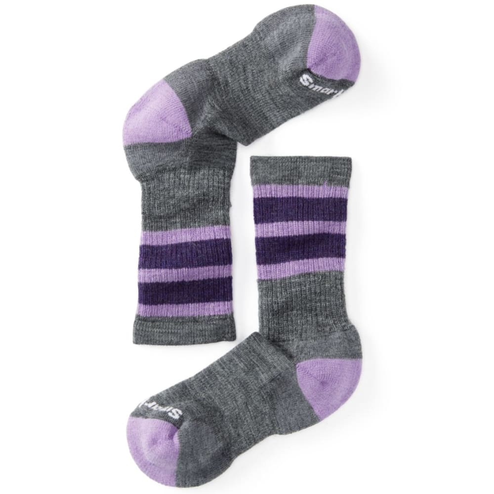 SMARTWOOL Kids' Striped Hike Medium Crew Socks S