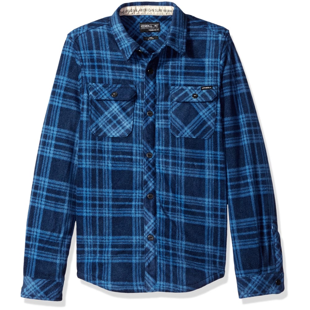 O'NEILL Big Boys' Glacier Plaid Long-Sleeve Shirt - Bob’s Stores