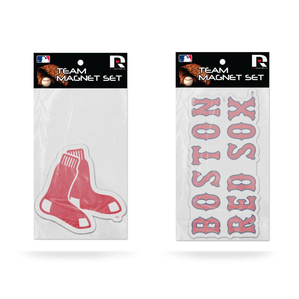 BOSTON RED SOX Magnet Set, 2 Pack ONE SIZE
