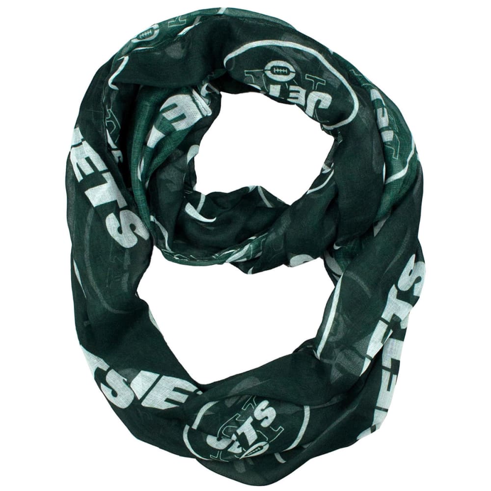 NEW YORK JETS Women's Infinity Scarf ONE SIZE
