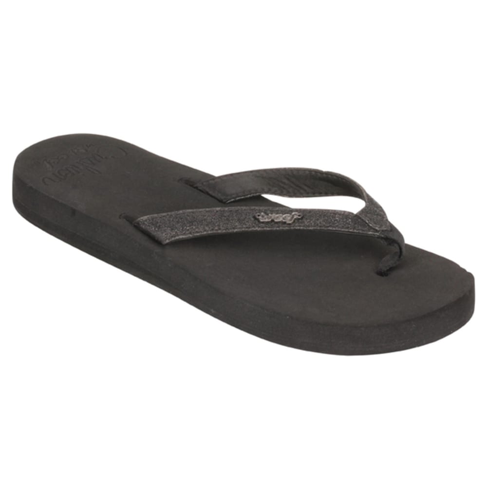 REEF Women's Star Cushioned Sandals, Black - Bob’s Stores