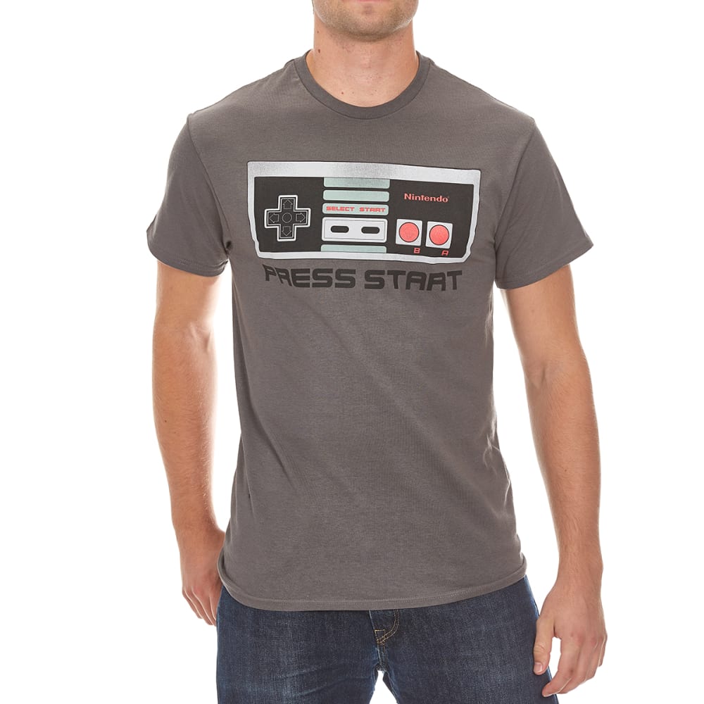 HYBRID Guys' Nintendo Vintage Controller Tee S