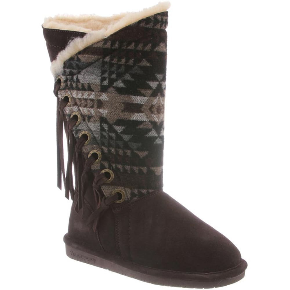 BEARPAW Women's Kathy Aztec Fringe Boots - Bob’s Stores