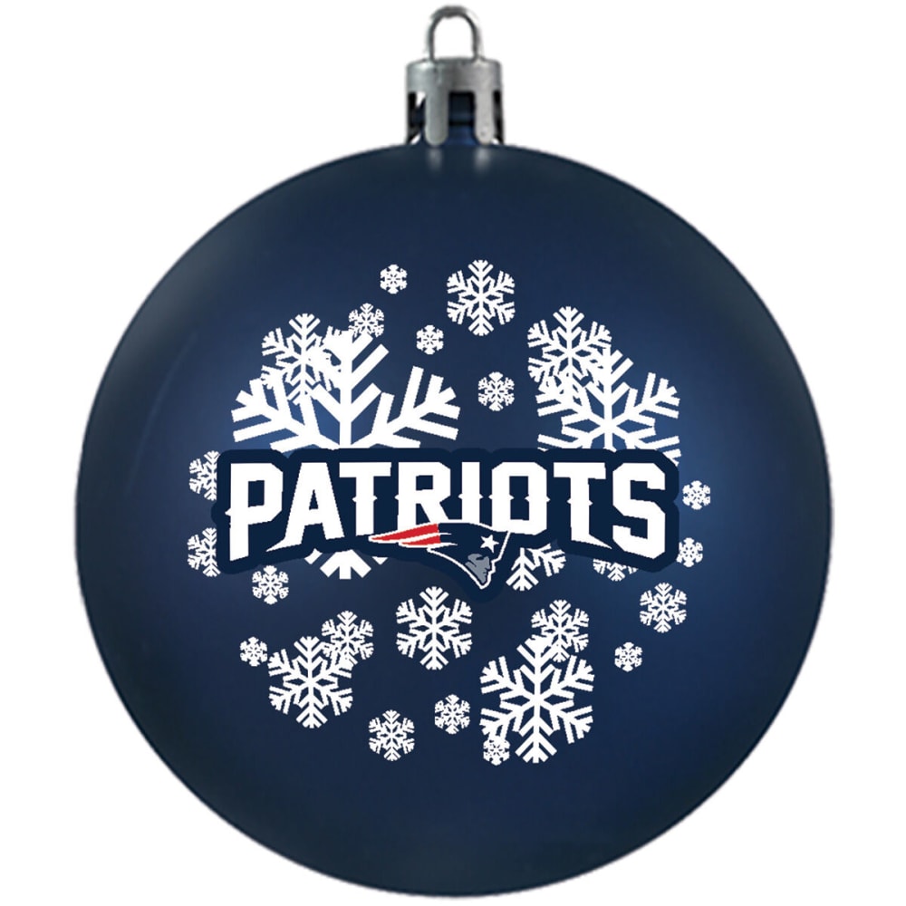 NEW ENGLAND PATRIOTS Shatterproof Ball Ornament 1 SIZE