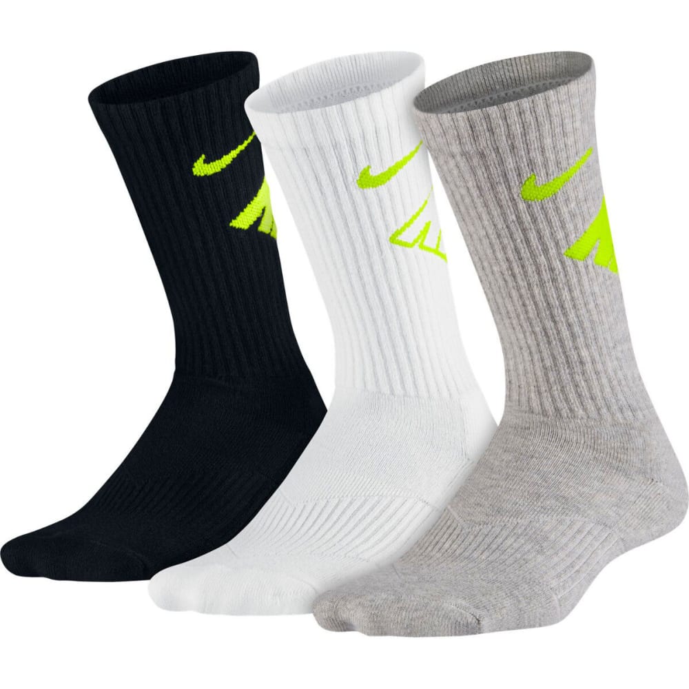 NIKE Boys' Performance Cushion Crew Socks, 3-Pack - Bob’s Stores