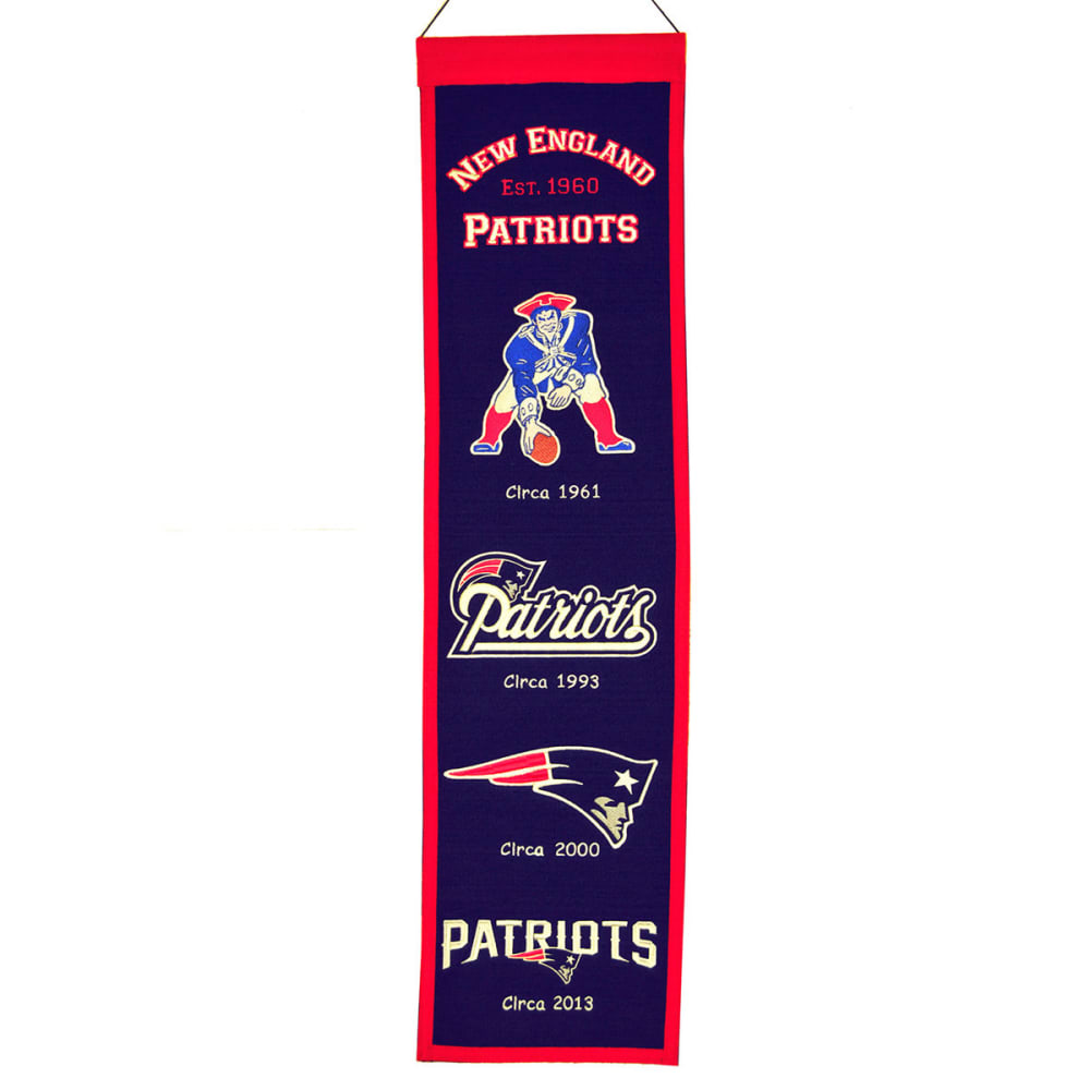 NEW ENGLAND PATRIOTS Heritage Banner ONE SIZE