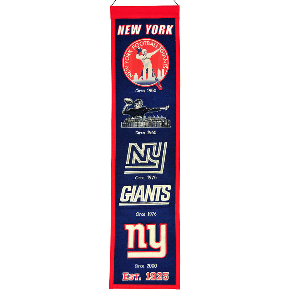 NEW YORK GIANTS Heritage Banner ONE SIZE