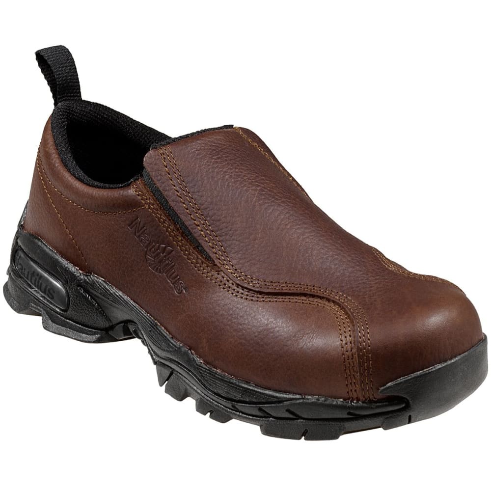 NAUTILUS Men's 1620 Steel Toe Slip-on Work Shoe, Wide 7