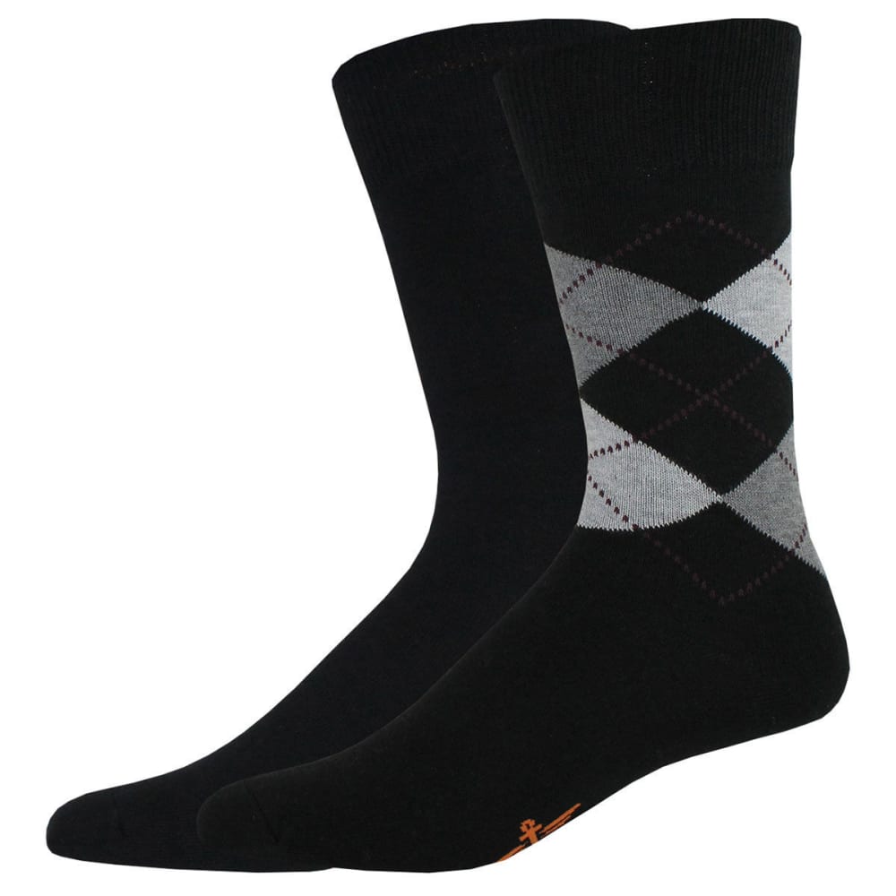 DOCKERS Men's Argyle Crew Socks, 2 Pack 10-13