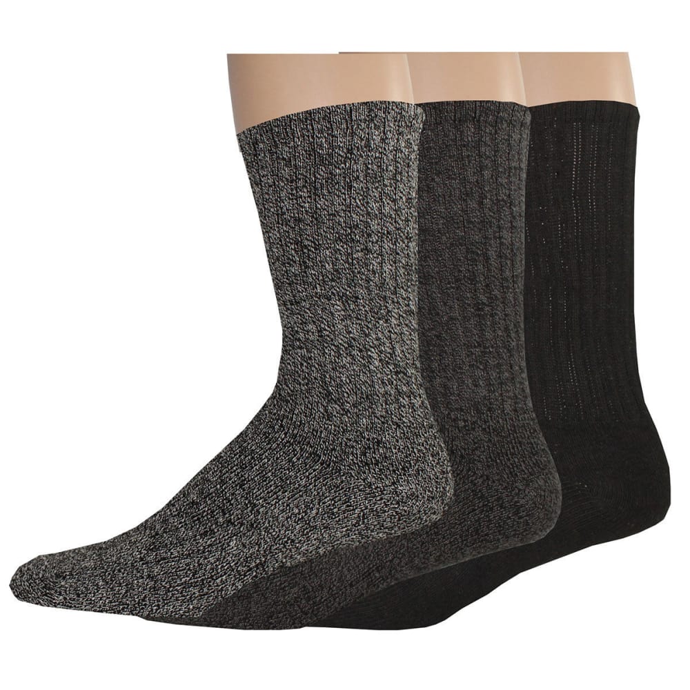 DOCKERS Men's Enhanced Casual Crew Socks, 3 Pack 10-13