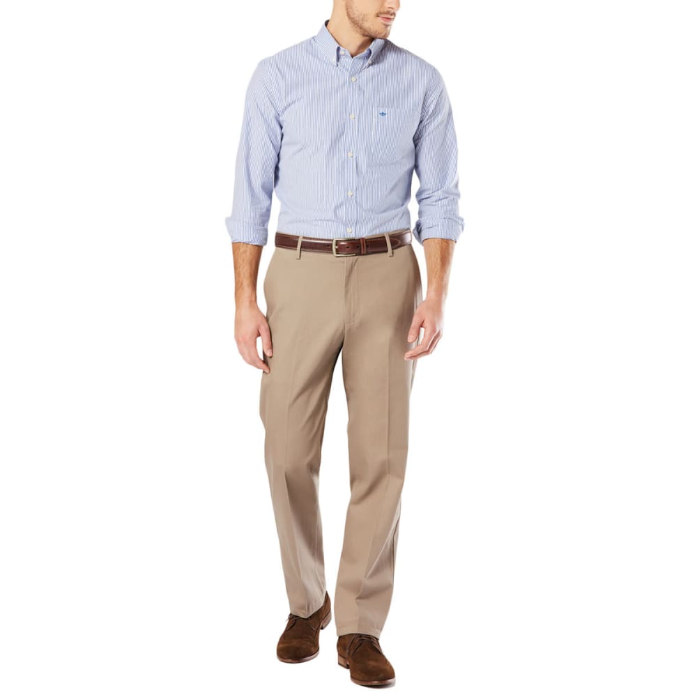 DOCKERS Men's Signature Stretch Khaki, Classic Fit Pants - Discontinued Style 30/32