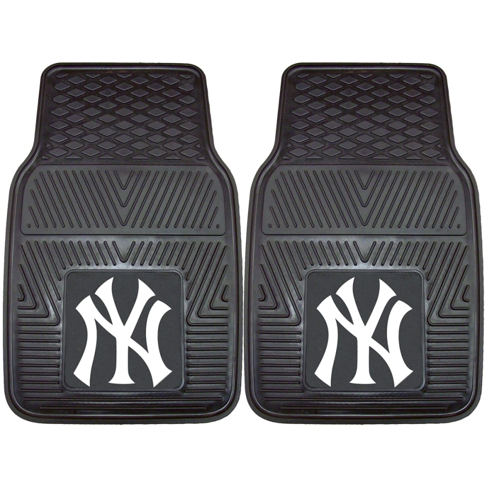NEW YORK YANKEES Vinyl Car Mats, 2 Pack ONE SIZE