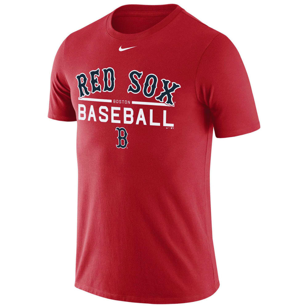 NIKE Men's Boston Red Sox Practice Short-Sleeve Tee - Bob’s Stores