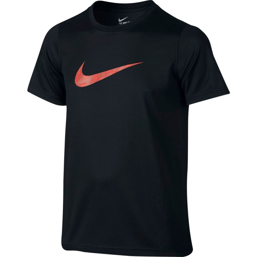 NIKE Boys' Dri-Fit Warpspeed Swoosh Short Sleeve Tee S
