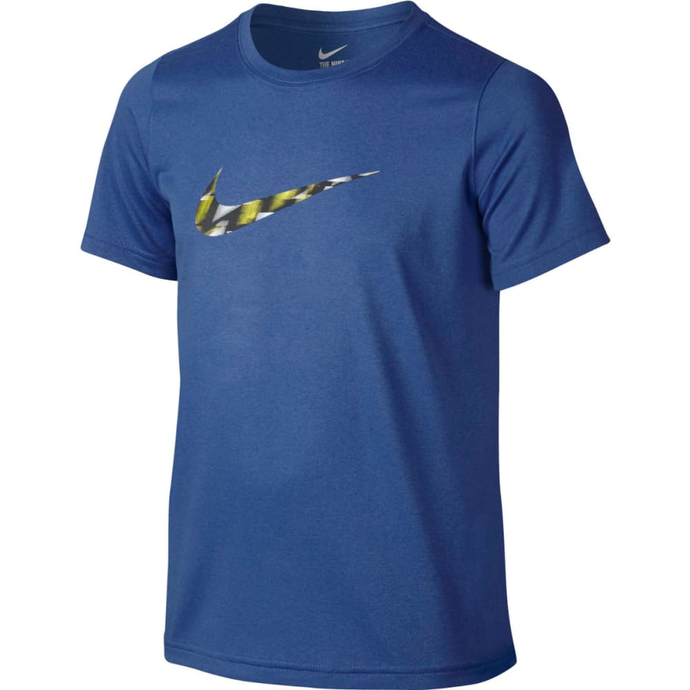 NIKE Boys' Dri-Fit Warpspeed Swoosh Short Sleeve Tee M