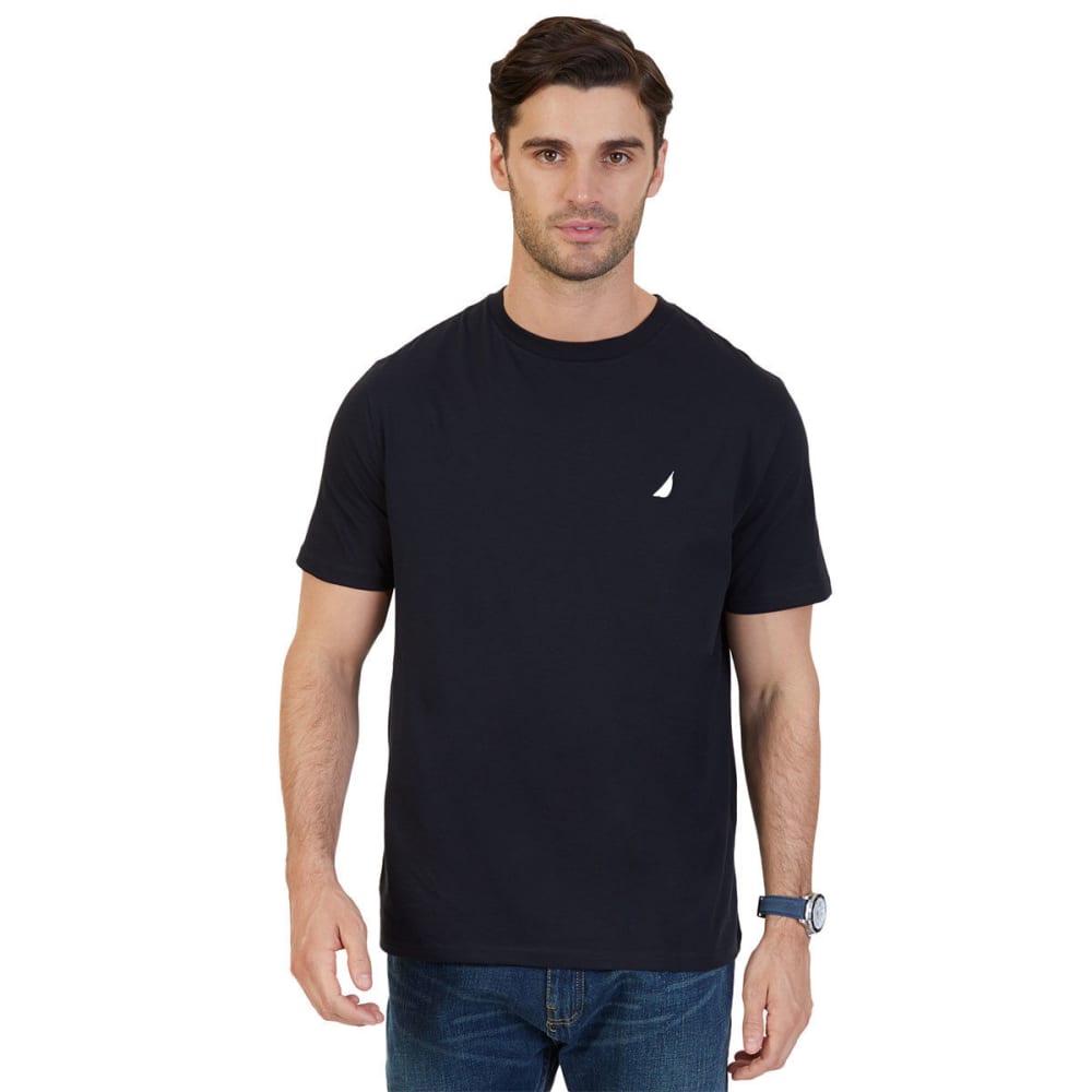 NAUTICA Men's Solid Short Sleeve Crewneck Tee M