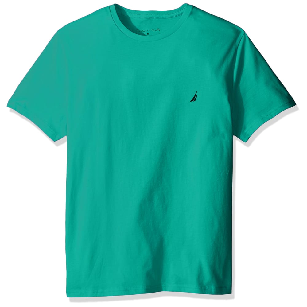 NAUTICA Men's Solid Short Sleeve Crewneck Tee M