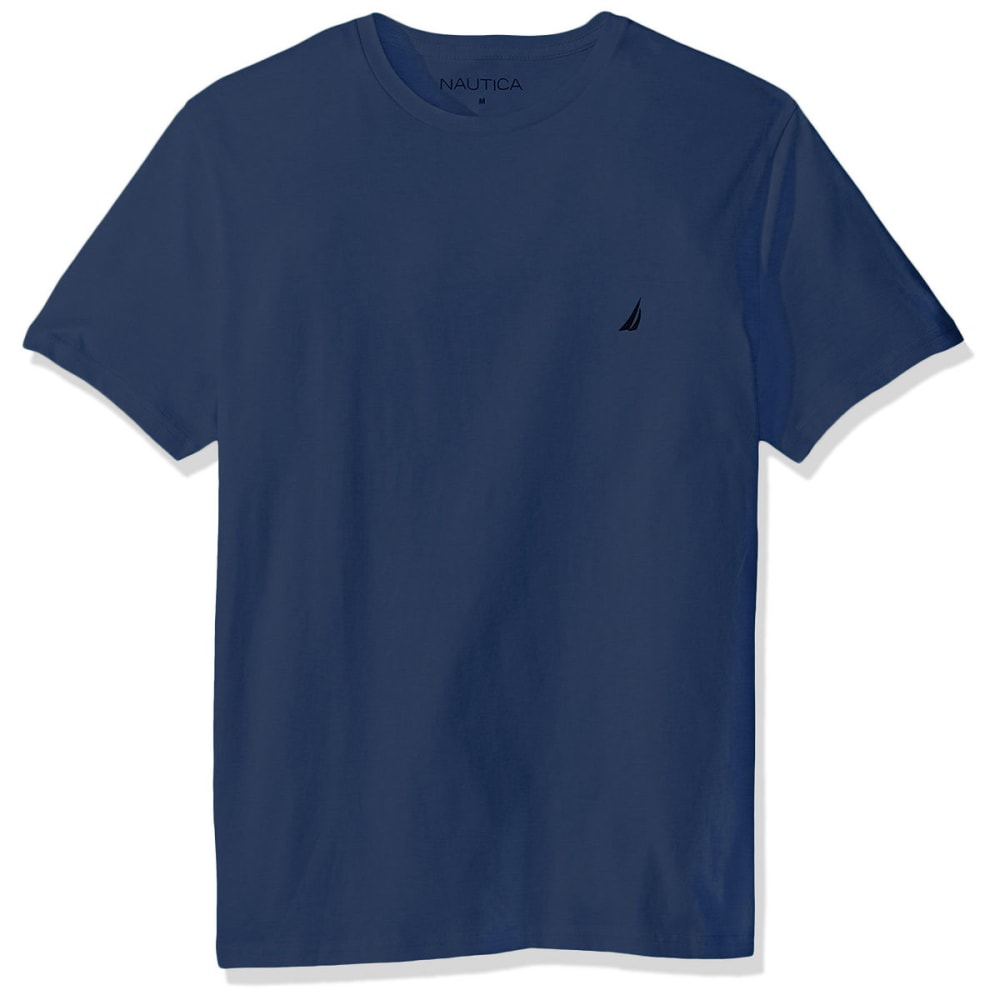 NAUTICA Men's Solid Short Sleeve Crewneck Tee M