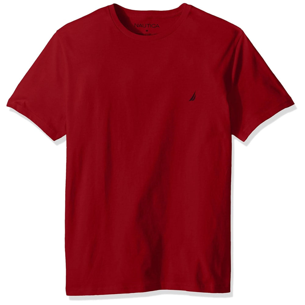 NAUTICA Men's Solid Short Sleeve Crewneck Tee M