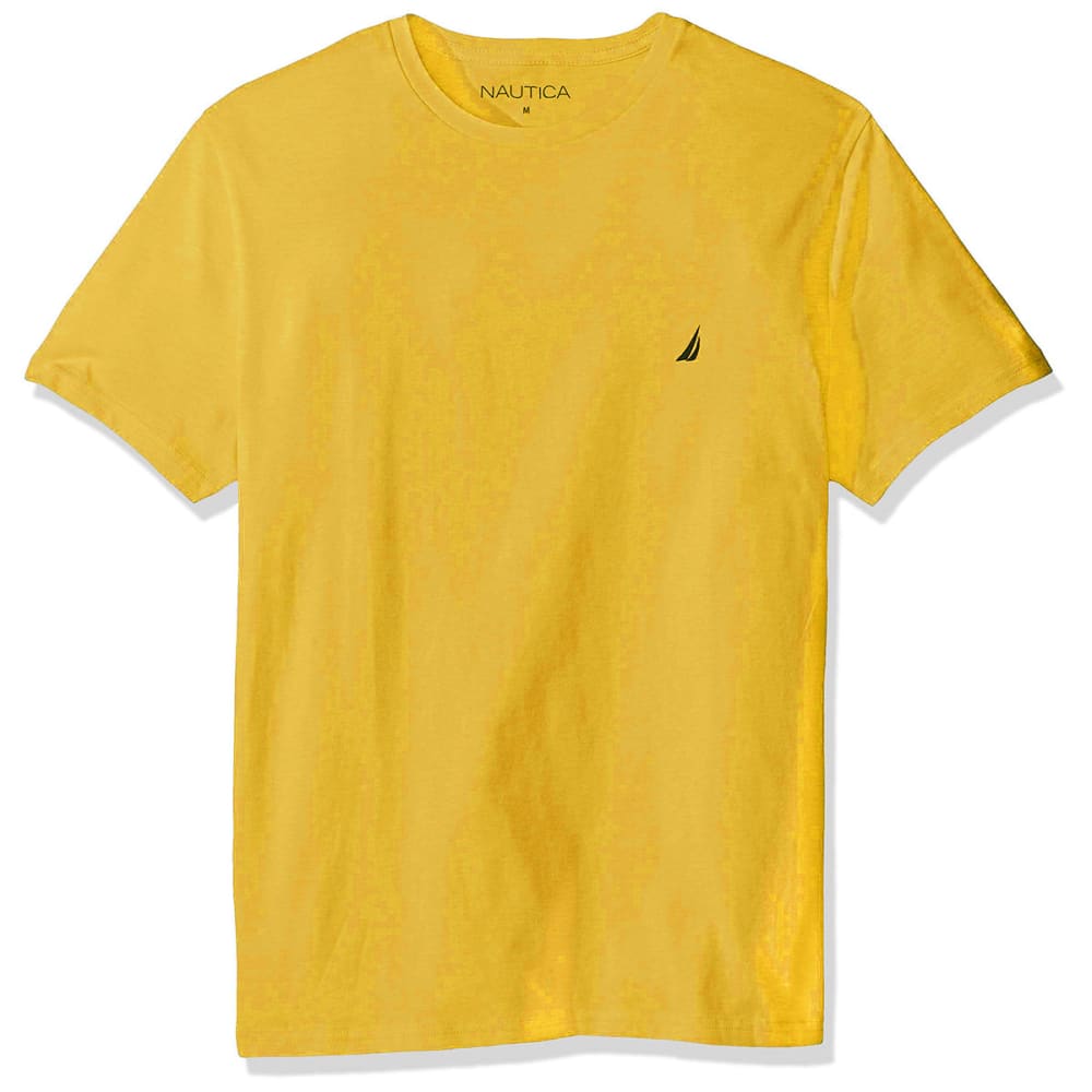 NAUTICA Men's Solid Short Sleeve Crewneck Tee L