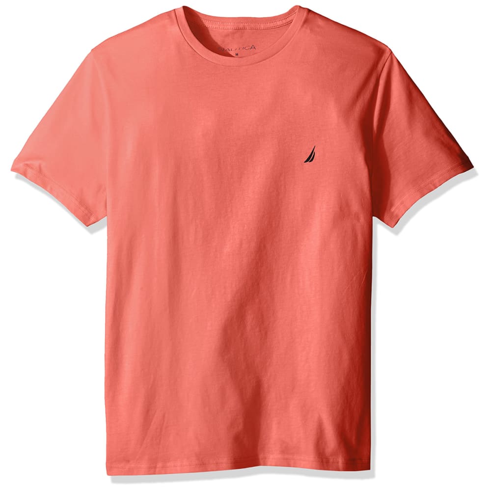 NAUTICA Men's Solid Short Sleeve Crewneck Tee M
