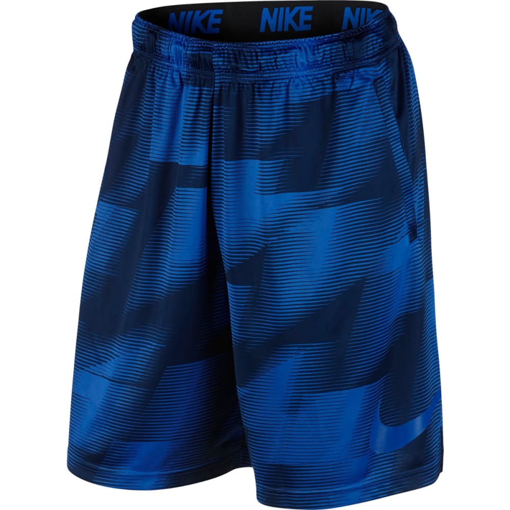 NIKE Men's 9 in. Dry Warp Printed Training Shorts L