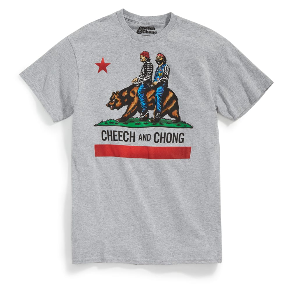 HYBRID Guys' Cheech & Chong California Best Buds Short-Sleeve Tee S