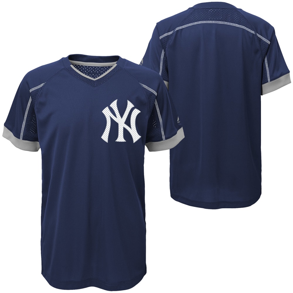 NEW YORK YANKEES Boys' Emergence Crewneck Short-Sleeve Tee S