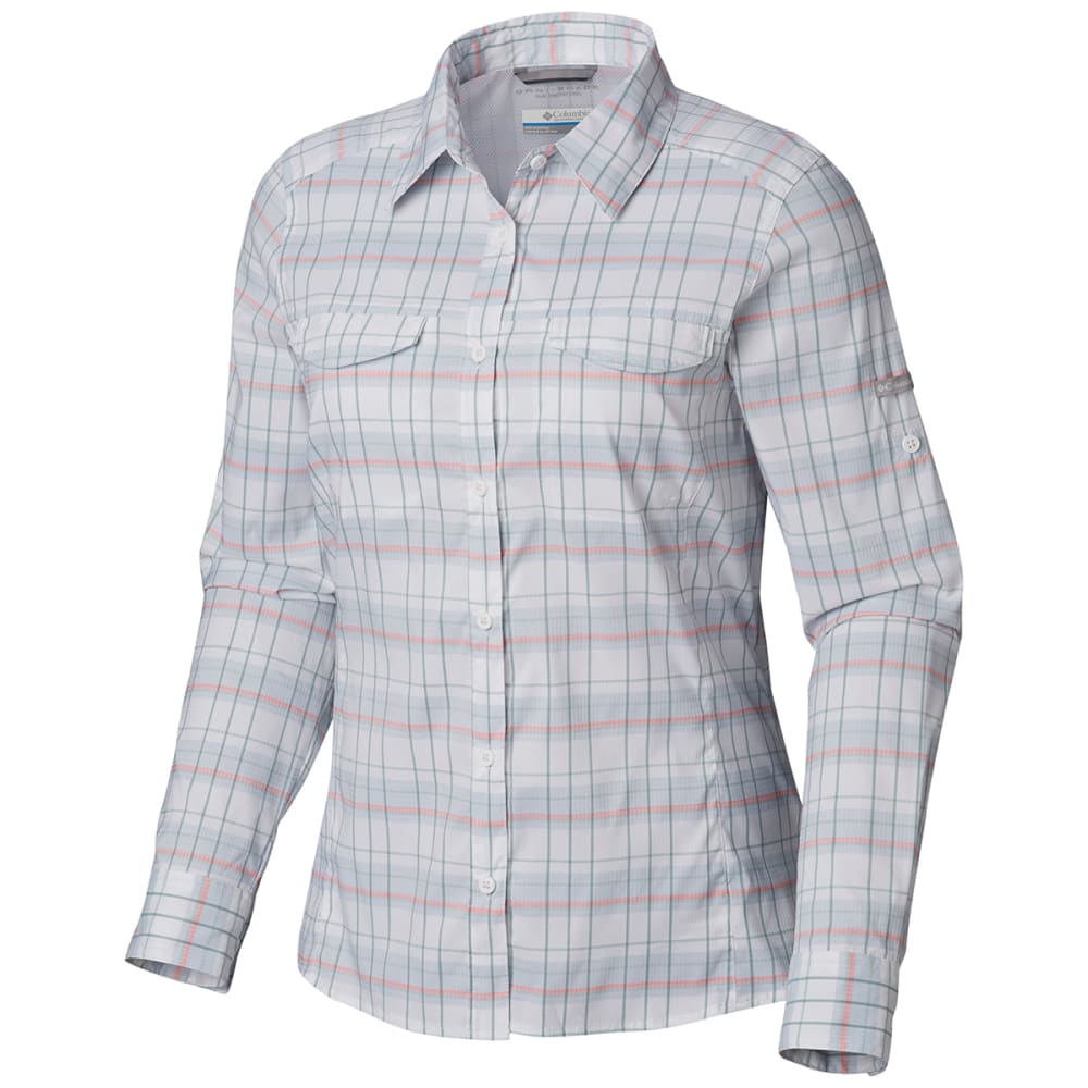 COLUMBIA Women's Silver Ridge Lite Plaid Long-Sleeve Shirt S