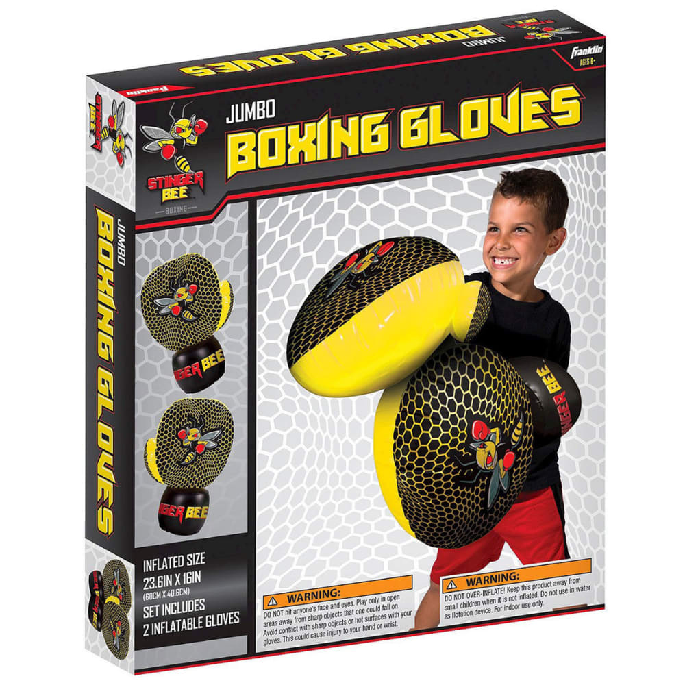 FRANKLIN SPORTS Kids’ Stinger Bee Jumbo Boxing Gloves NO SIZE