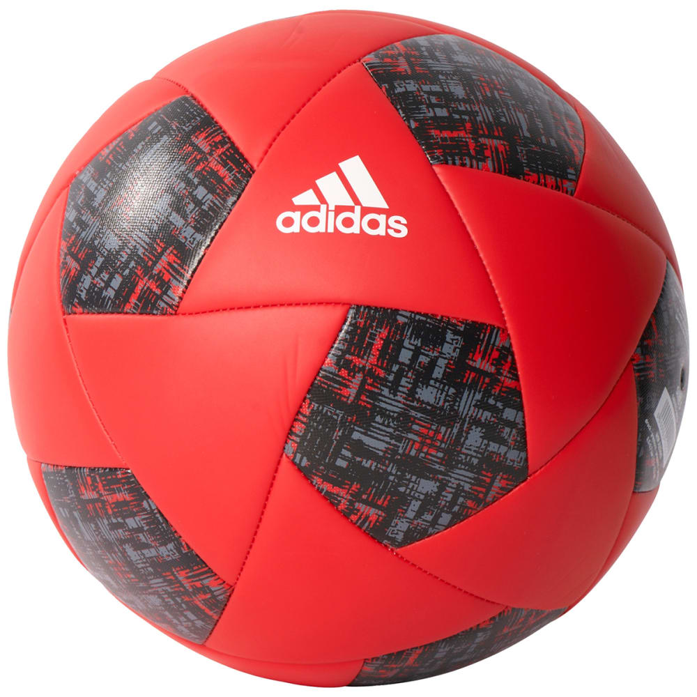 adidas red soccer ball