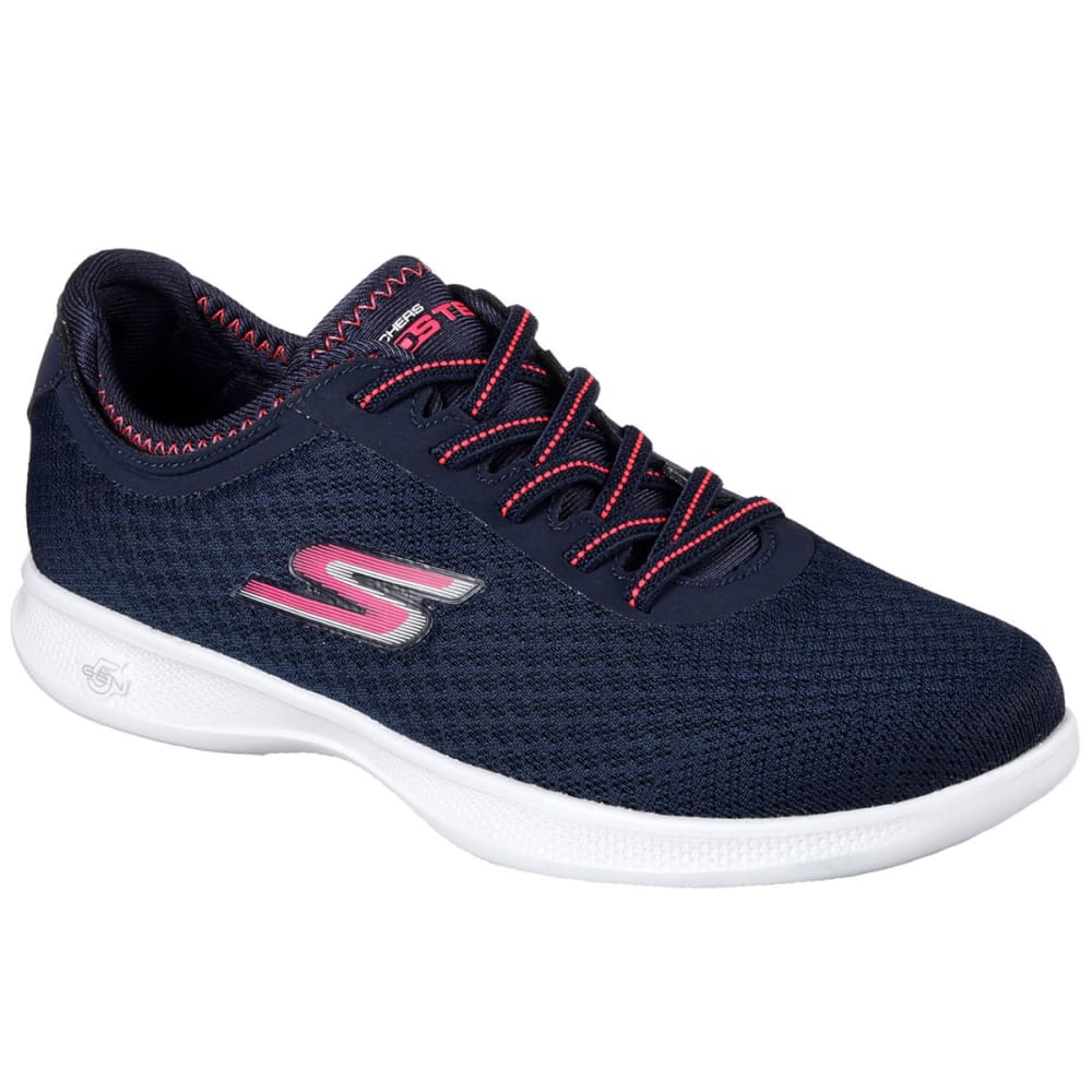 SKECHERS Women's Go Step Lite Dashing Walking Shoes, Navy/Pink - Bob’s ...