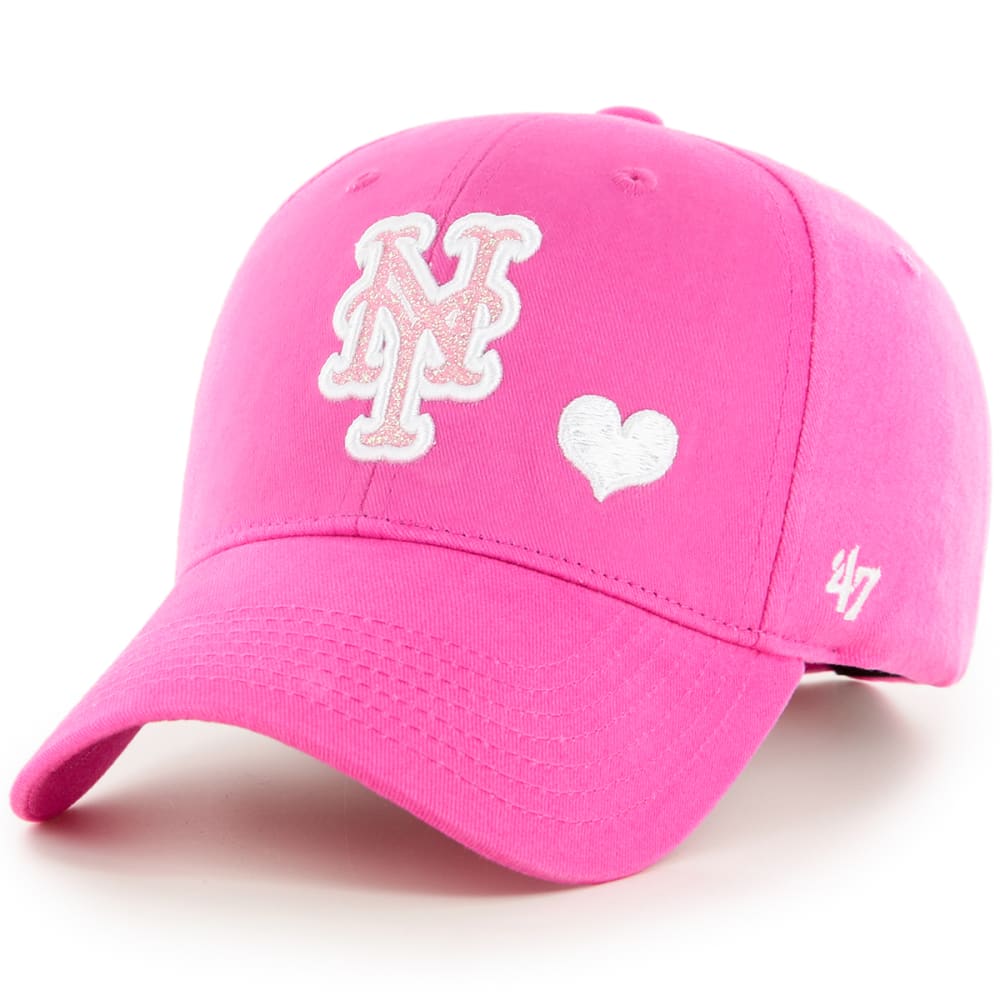 NEW YORK METS Girls' Sugar Sweet 47 MVP Adjustable Cap ONESIZE