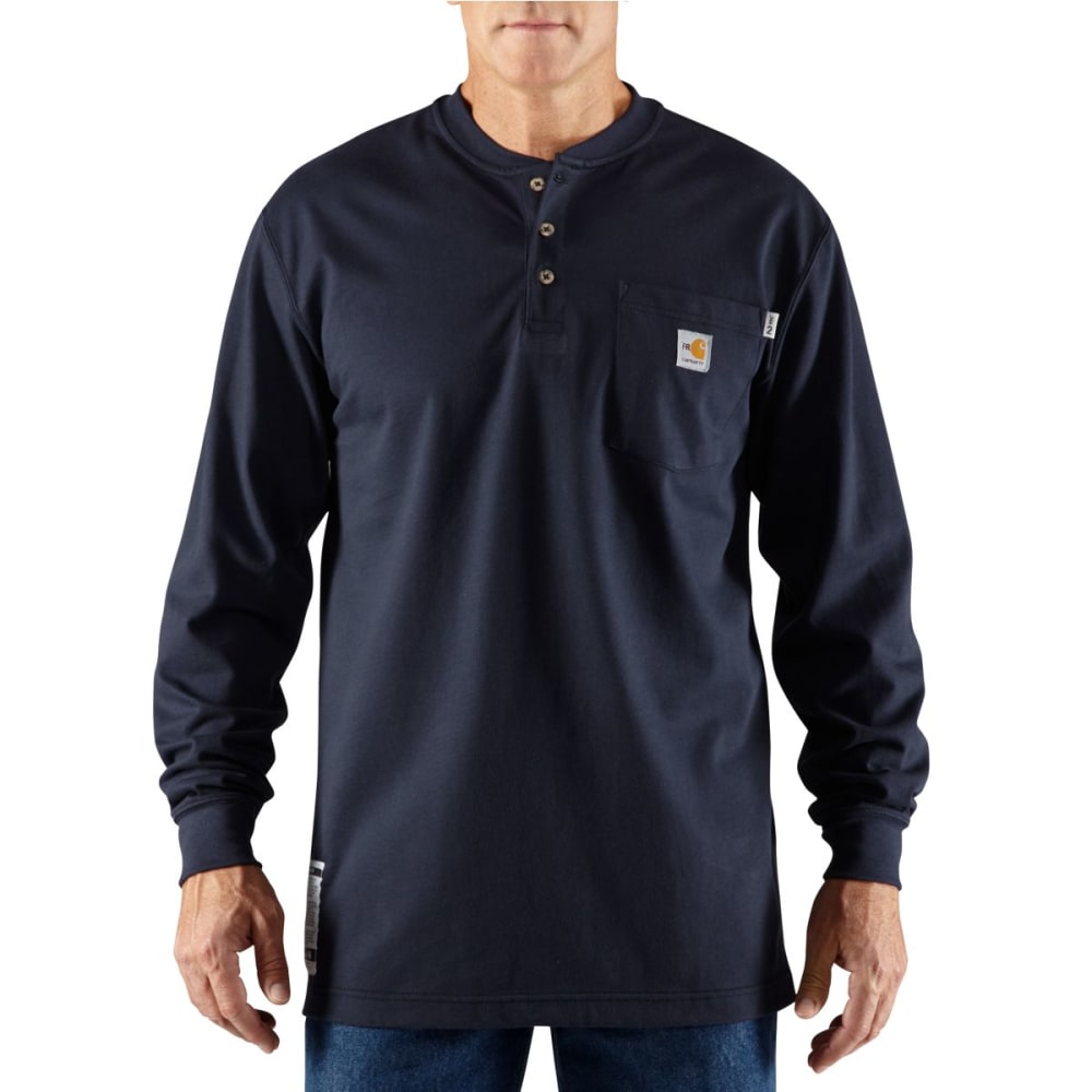 CARHARTT Men's Flame-Resistant Long-Sleeve Henley S