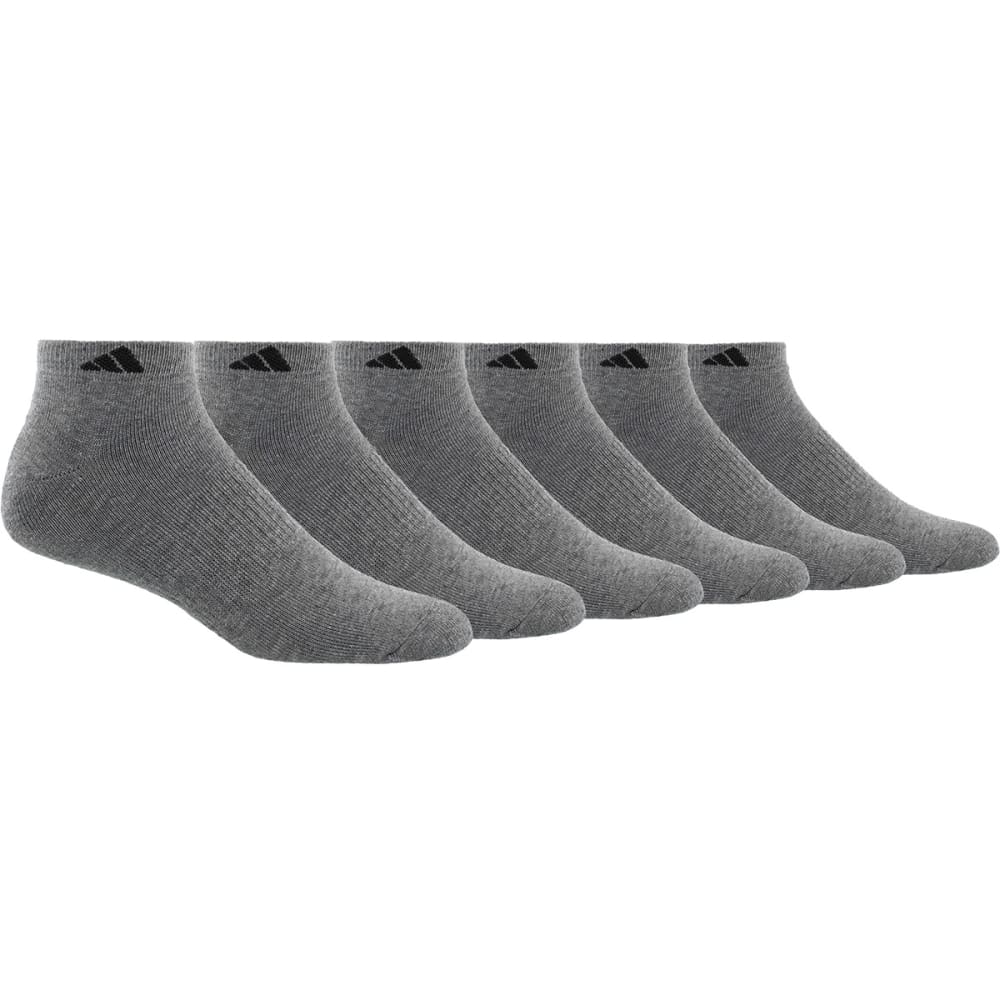 ADIDAS Men's Athletic Low-Cut Socks, 6 Pack L