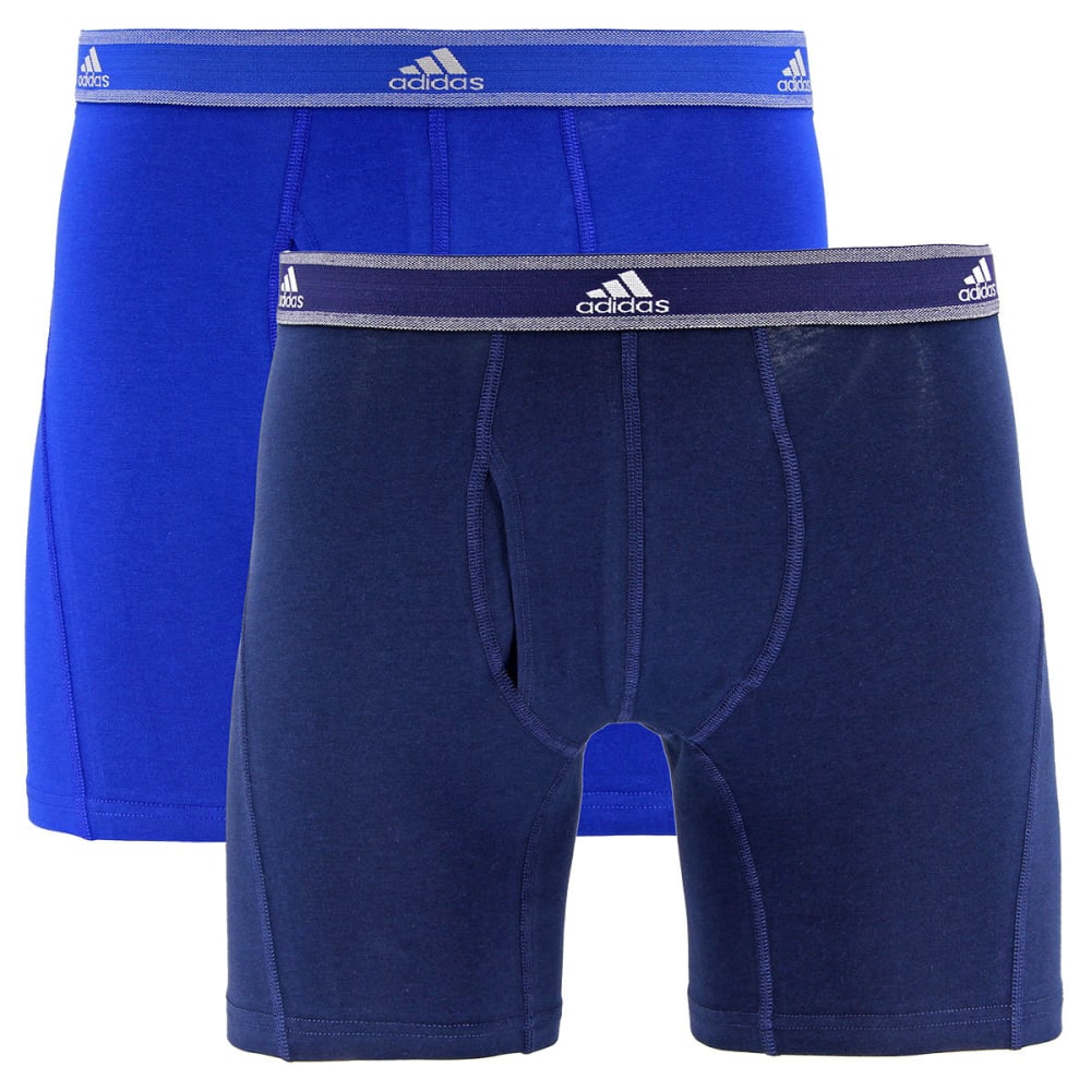 ADIDAS Men's Relaxed Perf Stretch Cotton Boxer Briefs, 2 Pack - Bob’s ...