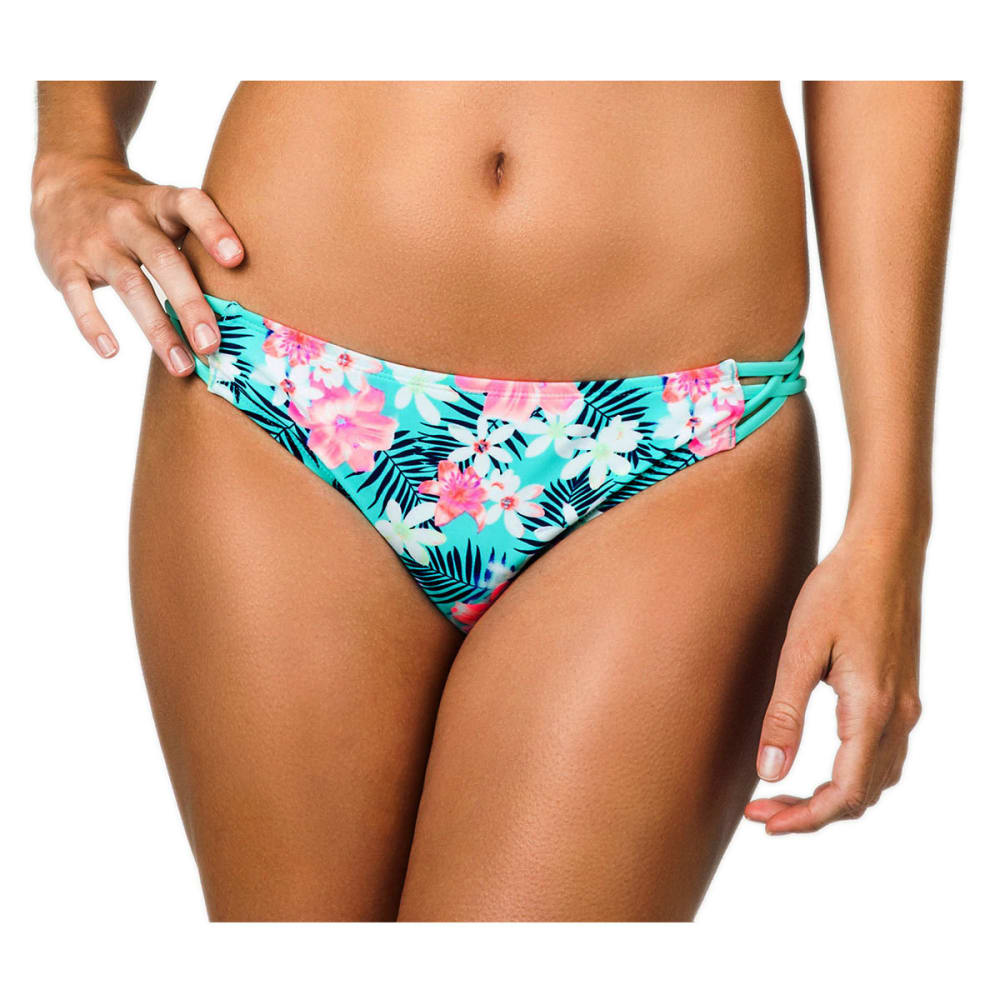 ISLAND SOUL Juniors' Tropicana Strappy Bikini Bottoms XL