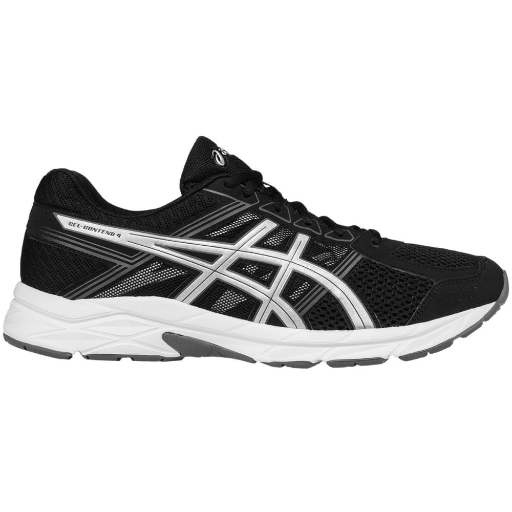 ASICS Men's GEL-Contend 4 Running Shoes, Black, Wide 8