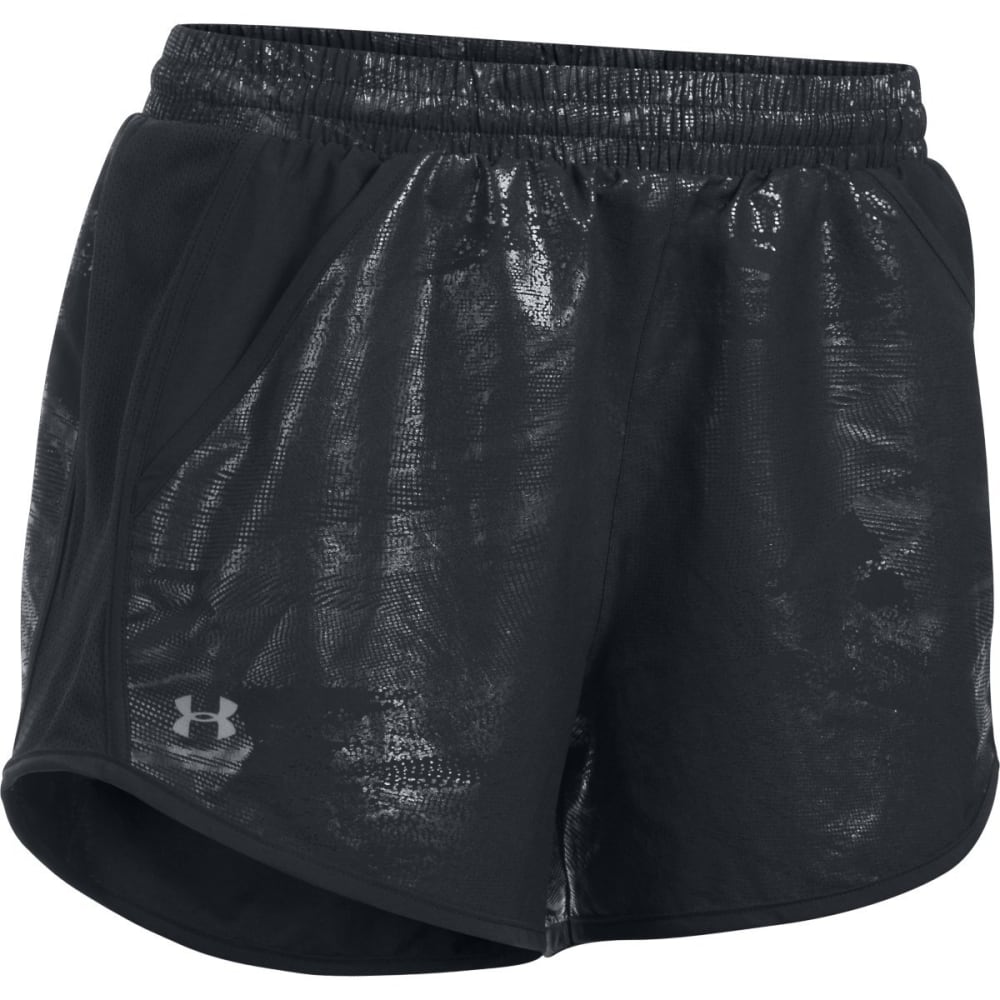 UNDER ARMOUR Women's Fly-By Perforated Running Shorts XS