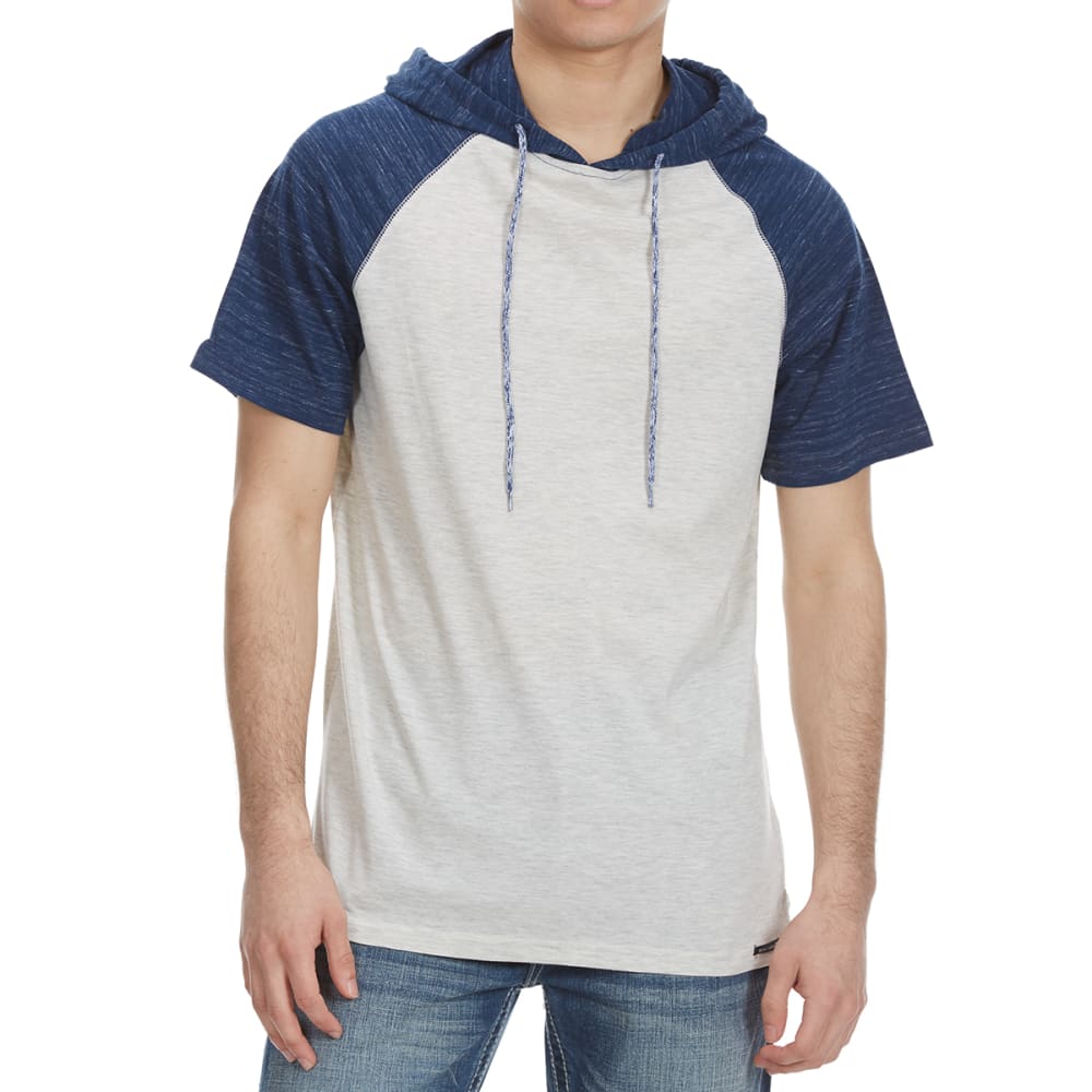 OCEAN CURRENT Guys' Huns Short Sleeve Hooded Text Jersey S