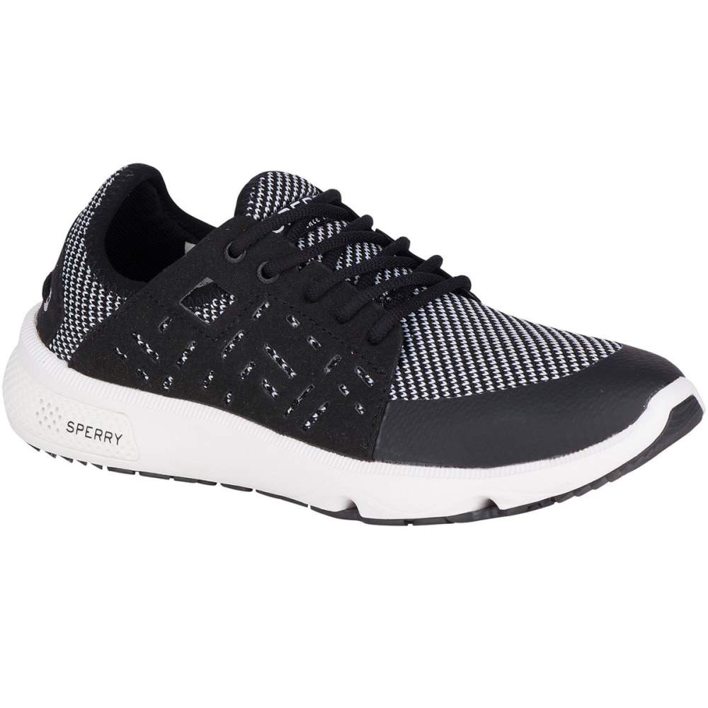 SPERRY Women's 7 Seas Sport Boat Shoes, Black 6