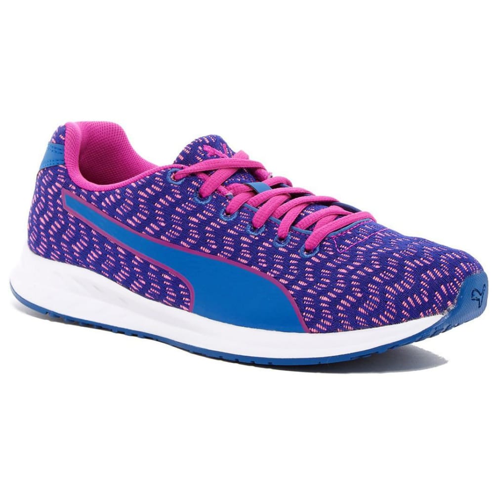 PUMA Women's Burst Multi Running Shoes, True Blue/Ultra Magenta 6