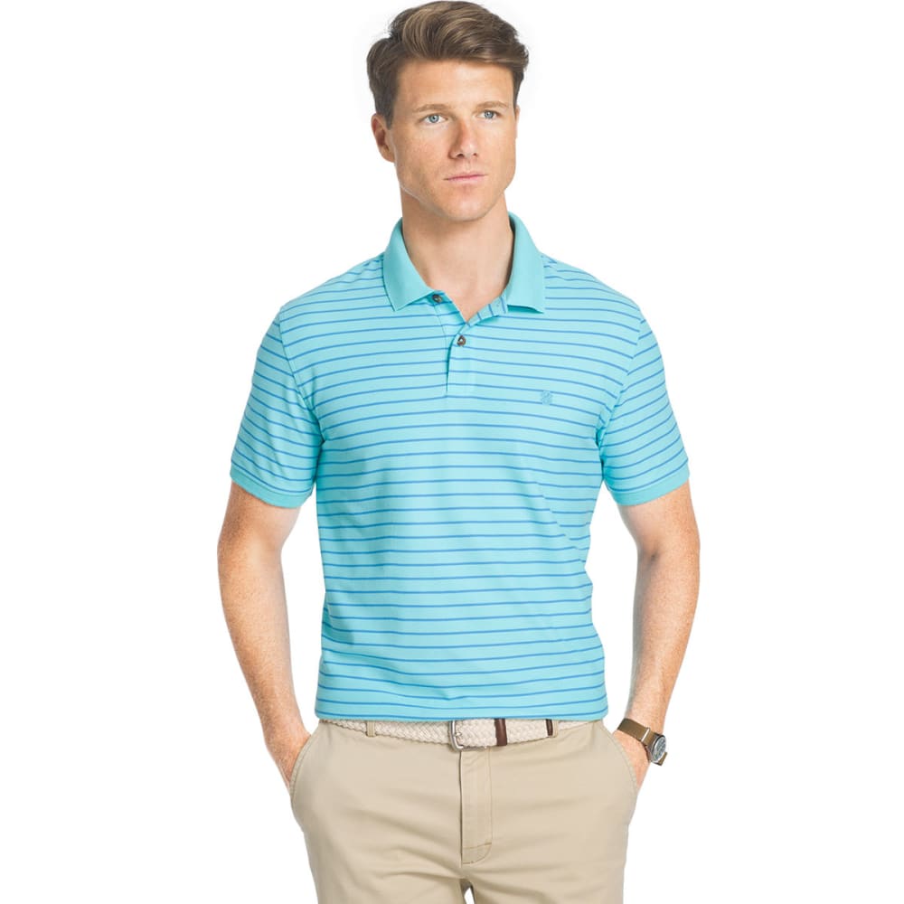 IZOD Men's Advantage Thin Stripe Polo Short-Sleeve Shirt - Bob’s Stores