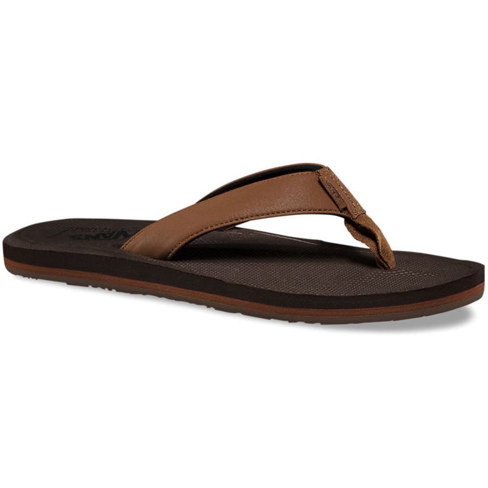 VANS Men's Nexpa Synthetic Flip Flops, Bison/Demitasse M 10 / W 11.5
