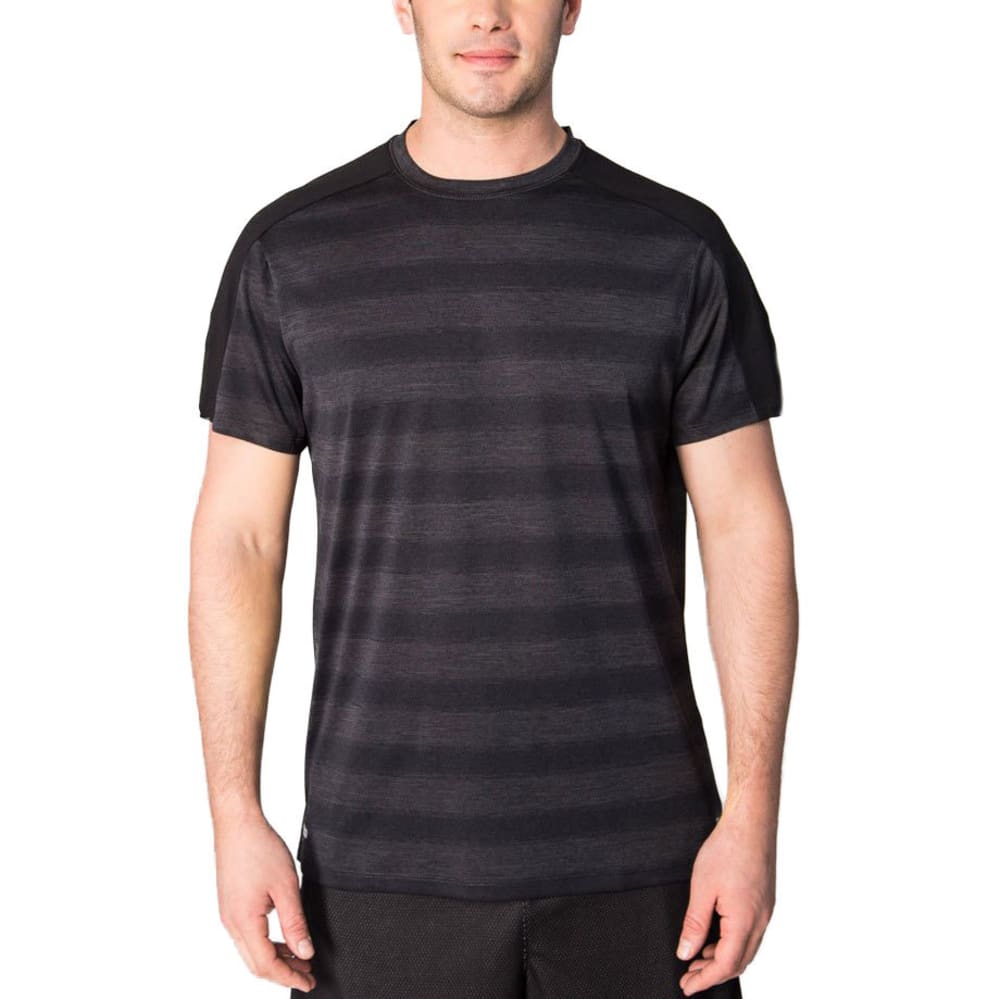 RBX Men's Prime Closed Mesh Striped T-Shirt S