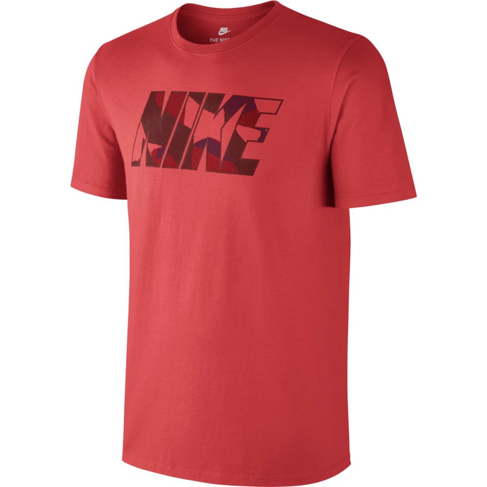 NIKE Men's Zinc Block Logo Print Short-Sleeve Tee M