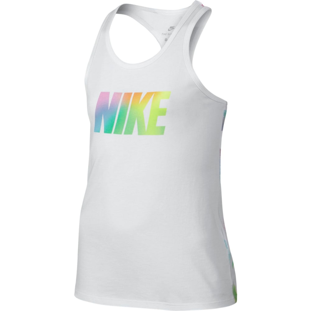 NIKE Girls' Rainbow Brush Tank S