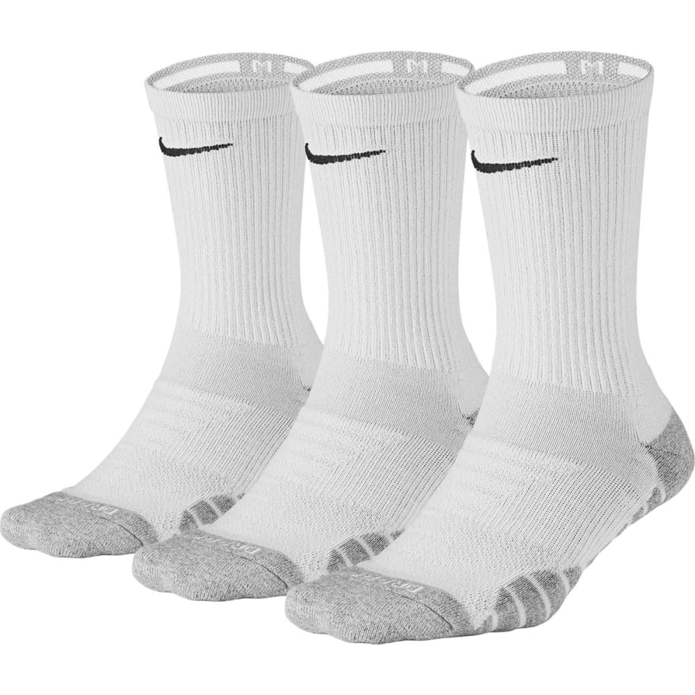 NIKE Women's Everyday Max Cushion Crew Training Socks, 3 Pairs S